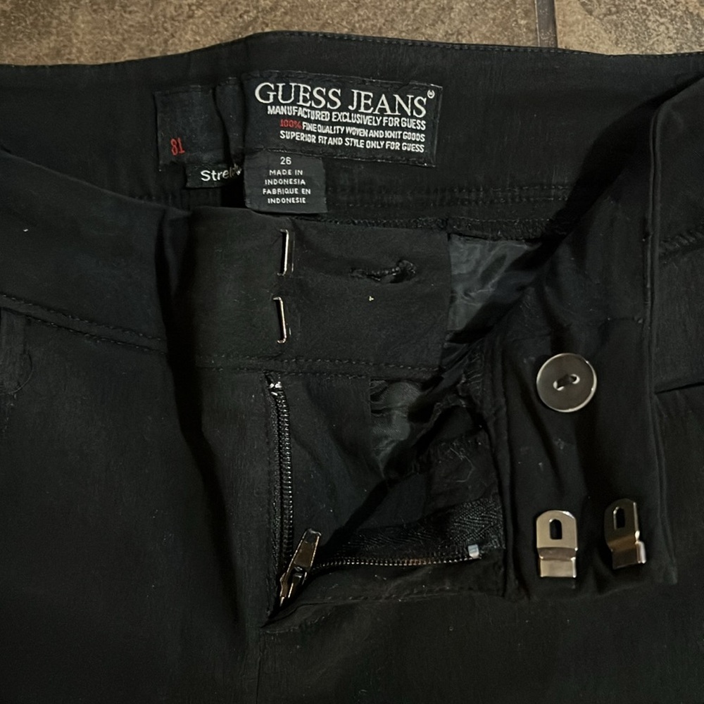 Guess Jeans Black Stretch Pants - Picture 7 of 11